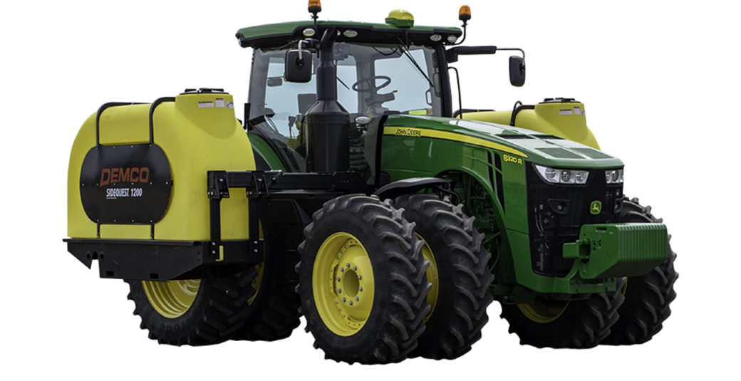 1200 Sidequest Tanks On Green Tractor