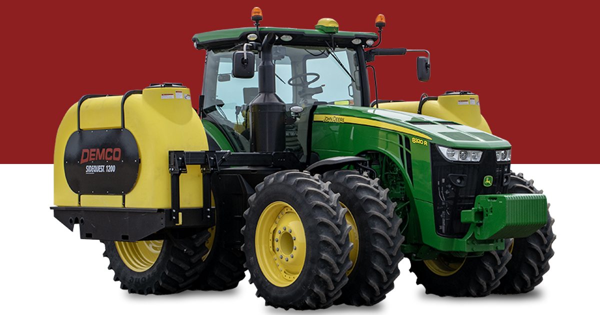1200 Gallon SideQuest Tractor Mounted Fertilizer Tanks