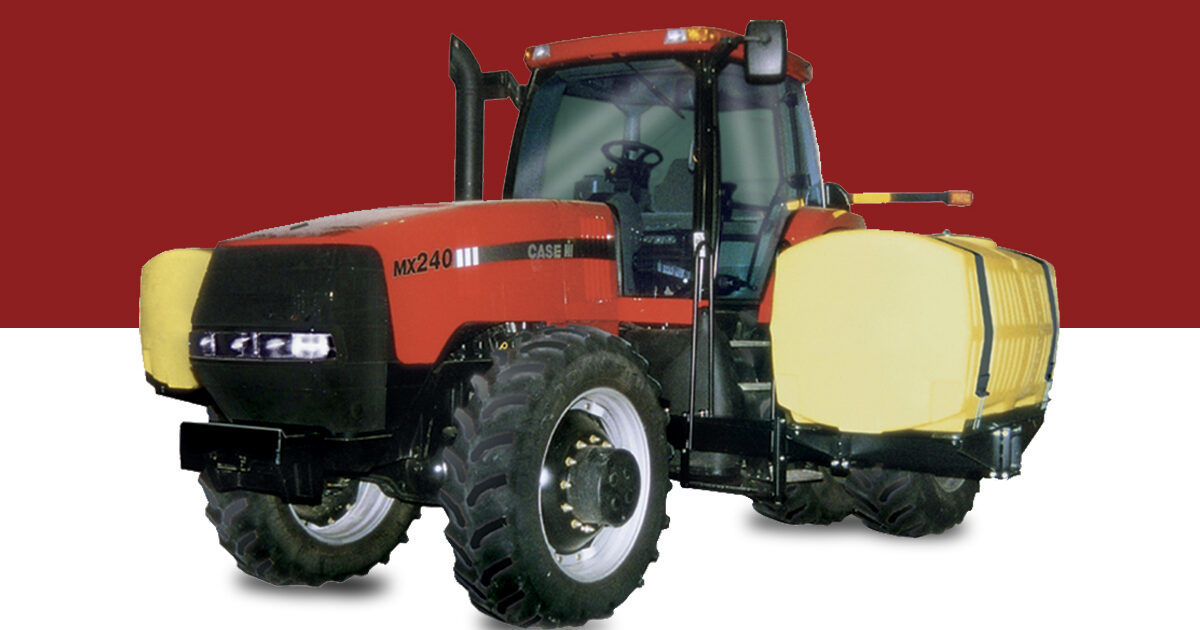 Quick Tach Inline Fertilizer Tanks for Front Wheel Drive Tractors
