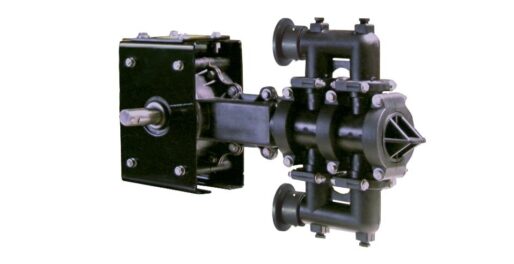 A piston pump used for with fertilizer equipment